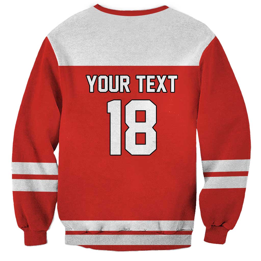 Canada Hockey Custom Sweatshirt Maple Leaf Northern Pride