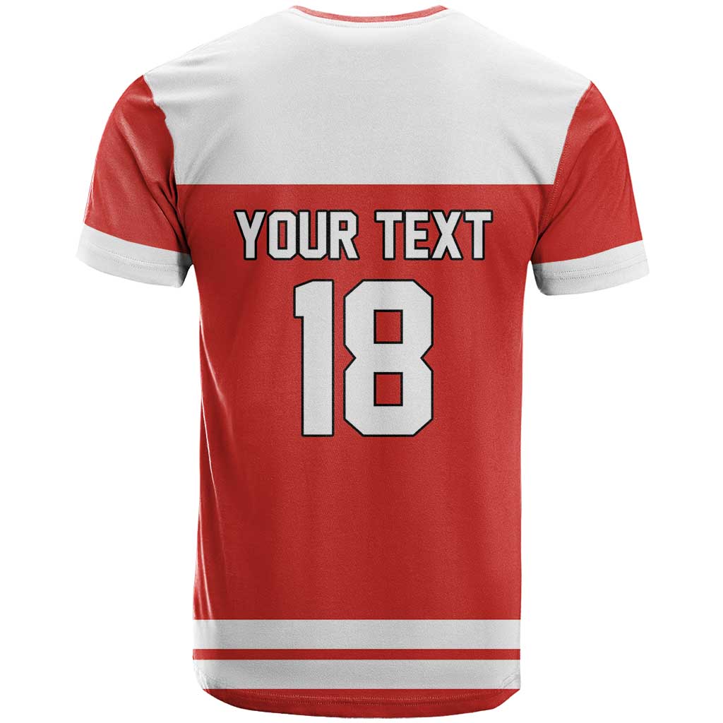 Canada Hockey Custom T Shirt Maple Leaf Northern Pride
