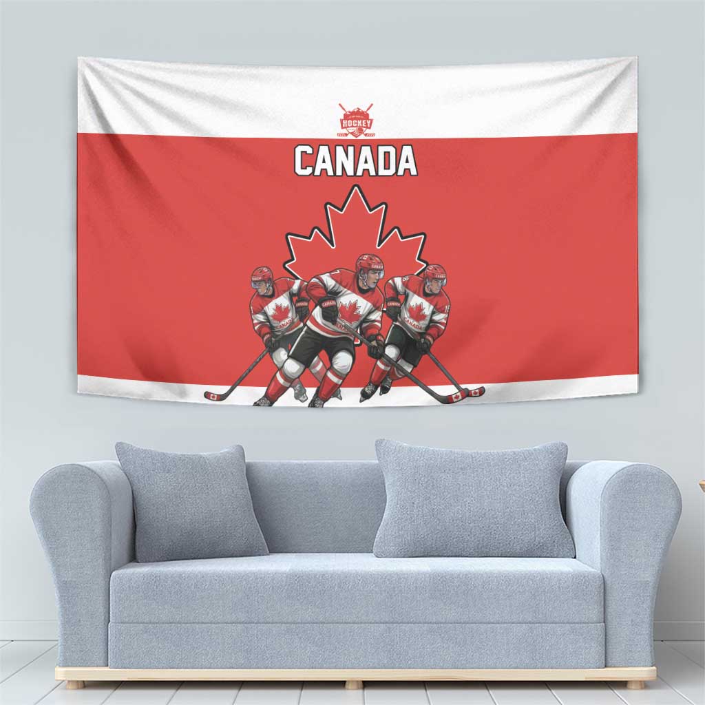 Canada Hockey Tapestry Maple Leaf Northern Pride