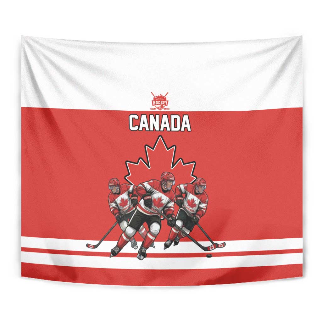 Canada Hockey Tapestry Maple Leaf Northern Pride