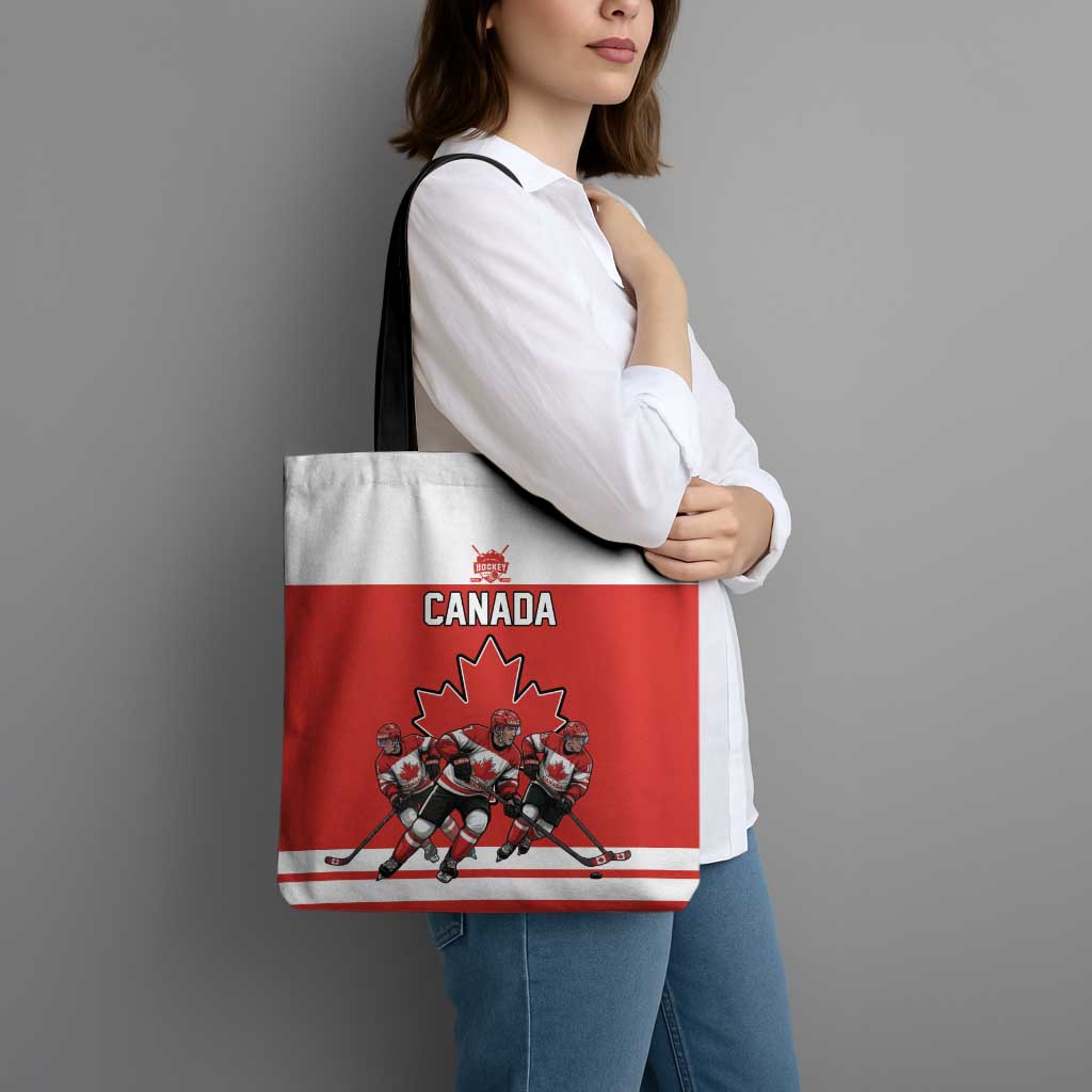 Canada Hockey Tote Bag Maple Leaf Northern Pride