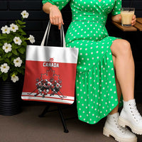 Canada Hockey Tote Bag Maple Leaf Northern Pride