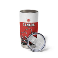 Canada Hockey Custom Tumbler Cup Maple Leaf Northern Pride