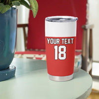 Canada Hockey Custom Tumbler Cup Maple Leaf Northern Pride