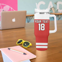 Canada Hockey Custom Tumbler With Handle Maple Leaf Northern Pride