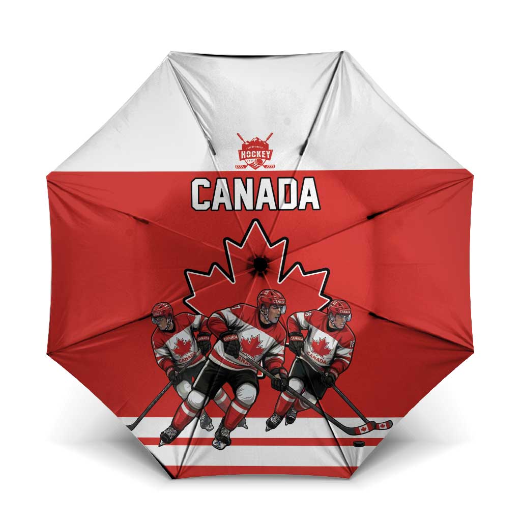 Canada Hockey Umbrella Maple Leaf Northern Pride