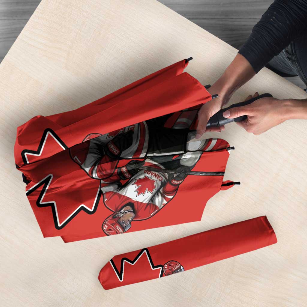 Canada Hockey Umbrella Maple Leaf Northern Pride