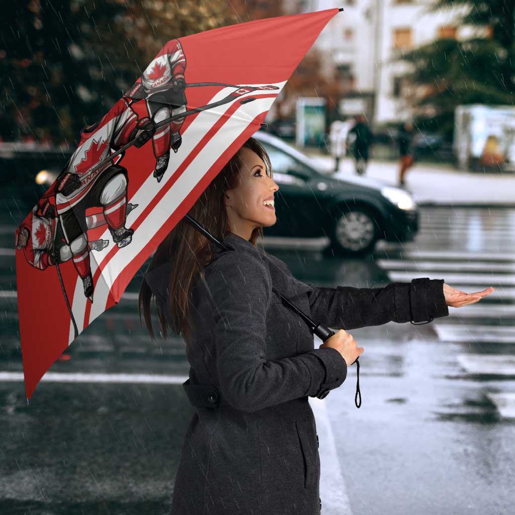 Canada Hockey Umbrella Maple Leaf Northern Pride