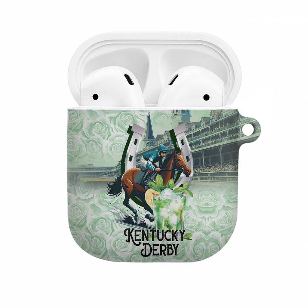 Kentucky Horse Racing AirPods Case Mint Julep Run For The Roses Art
