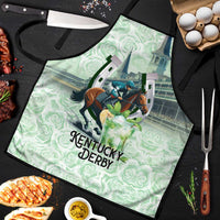 Kentucky Horse Racing Apron Mint Julep Run For The Roses Art
