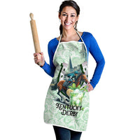 Kentucky Horse Racing Apron Mint Julep Run For The Roses Art