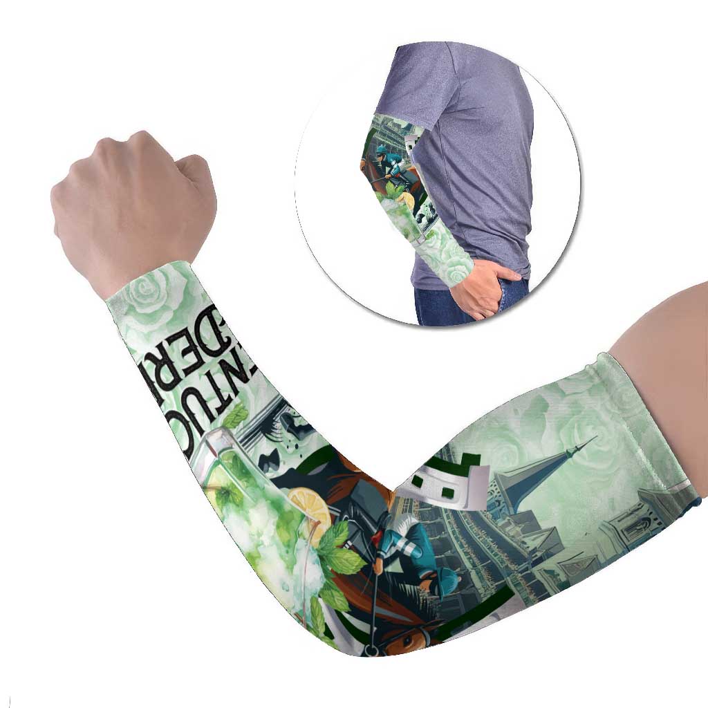 Kentucky Horse Racing Arm Sleeves Mint Julep Run For The Roses Art
