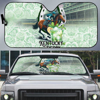 Kentucky Horse Racing Auto Sun Shade Mint Julep Run For The Roses Art