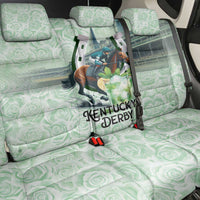 Kentucky Horse Racing Back Car Seat Cover Mint Julep Run For The Roses Art