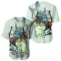Kentucky Horse Racing Baseball Jersey Mint Julep Run For The Roses Art