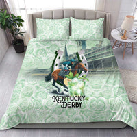 Kentucky Horse Racing Bedding Set Mint Julep Run For The Roses Art