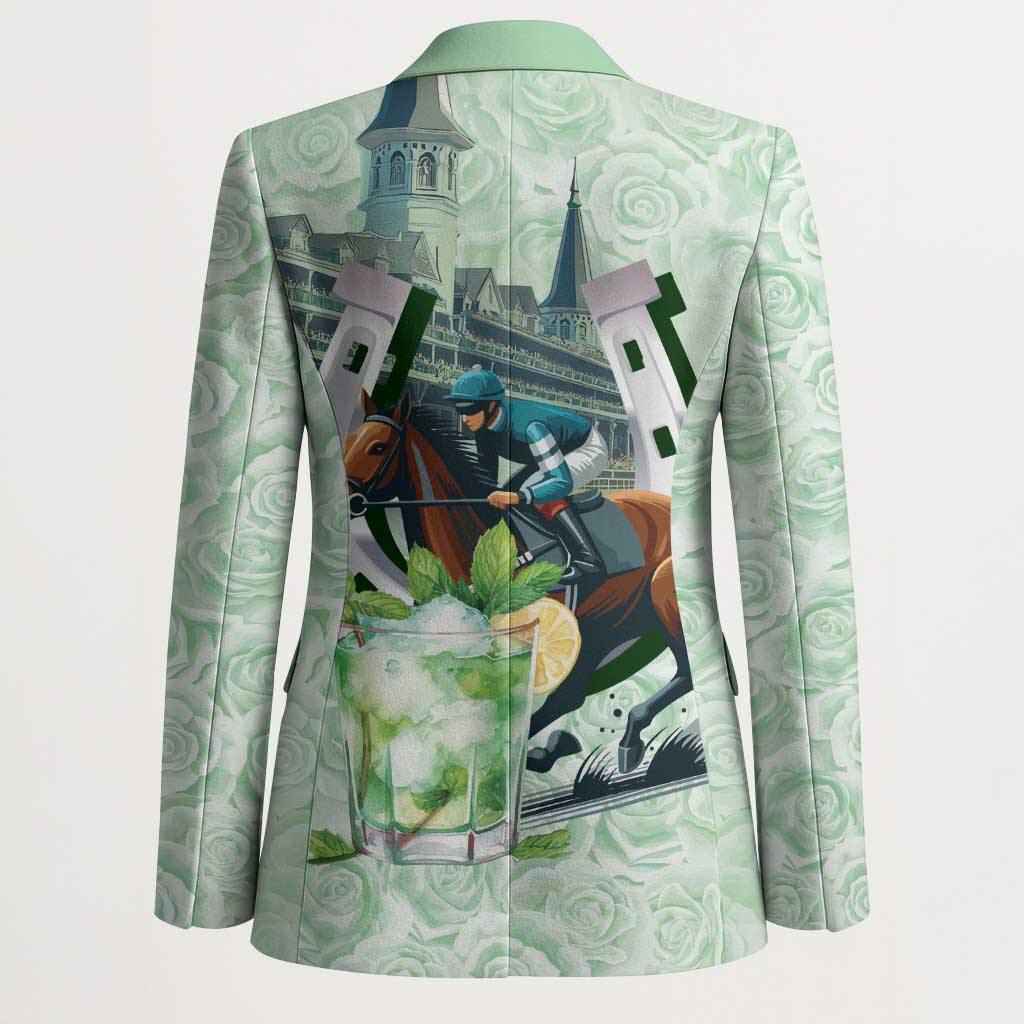 Kentucky Horse Racing Blazer Mint Julep Run For The Roses Art