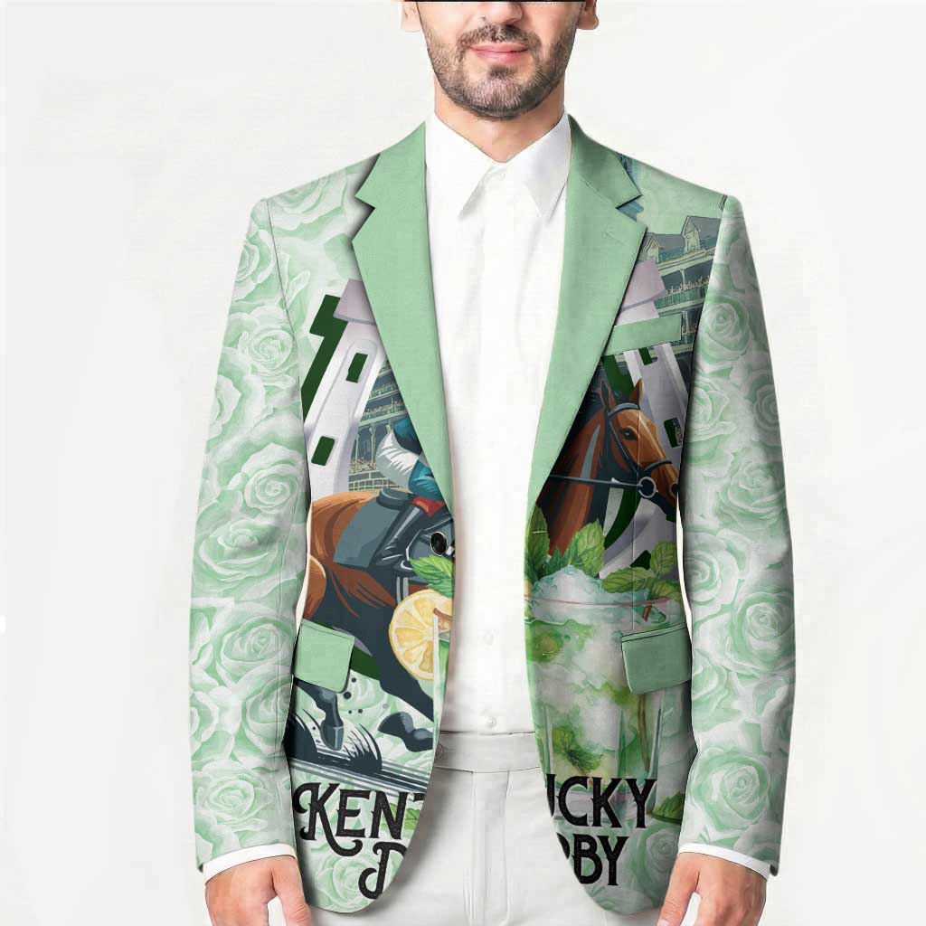 Kentucky Horse Racing Blazer Mint Julep Run For The Roses Art