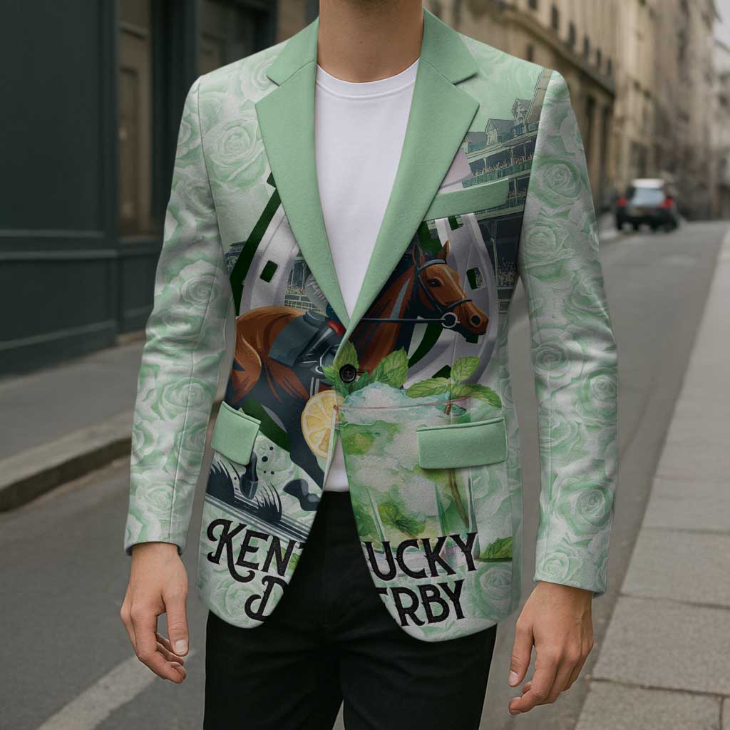 Kentucky Horse Racing Blazer Mint Julep Run For The Roses Art
