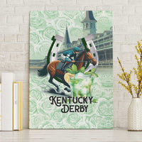 Kentucky Horse Racing Canvas Wall Art Mint Julep Run For The Roses Art