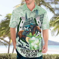 Kentucky Horse Racing Hawaiian Shirt Mint Julep Run For The Roses Art