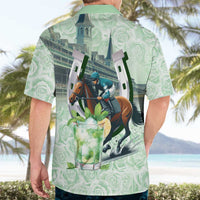 Kentucky Horse Racing Hawaiian Shirt Mint Julep Run For The Roses Art