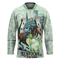 Kentucky Horse Racing Hockey Jersey Mint Julep Run For The Roses Art
