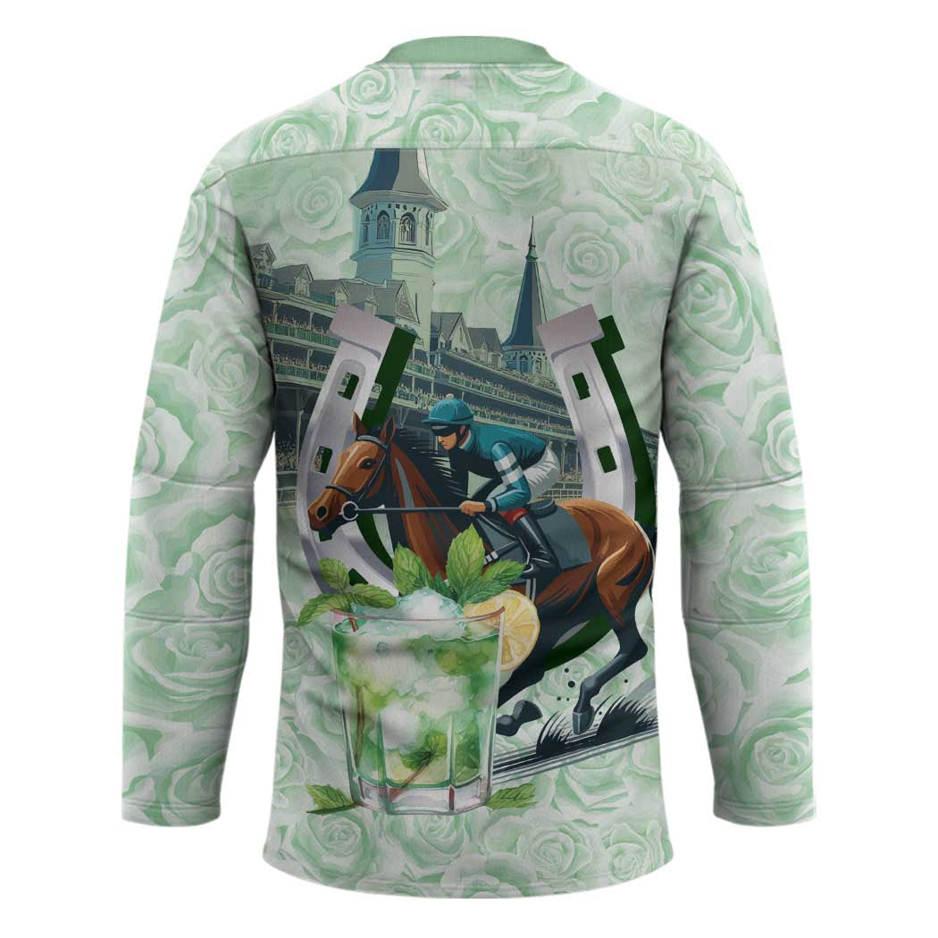Kentucky Horse Racing Hockey Jersey Mint Julep Run For The Roses Art