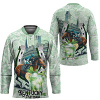 Kentucky Horse Racing Hockey Jersey Mint Julep Run For The Roses Art