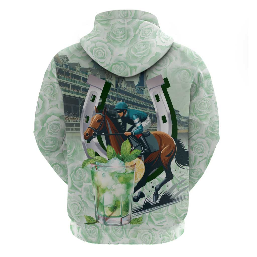 Kentucky Horse Racing Hoodie Mint Julep Run For The Roses Art