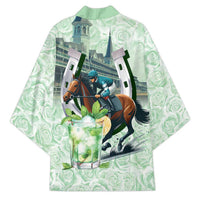 Kentucky Horse Racing Kimono Mint Julep Run For The Roses Art