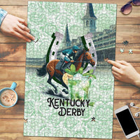 Kentucky Horse Racing Puzzle Mint Julep Run For The Roses Art