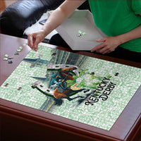 Kentucky Horse Racing Puzzle Mint Julep Run For The Roses Art