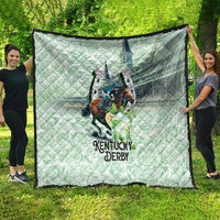 Kentucky Horse Racing Quilt Mint Julep Run For The Roses Art