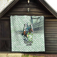 Kentucky Horse Racing Quilt Mint Julep Run For The Roses Art