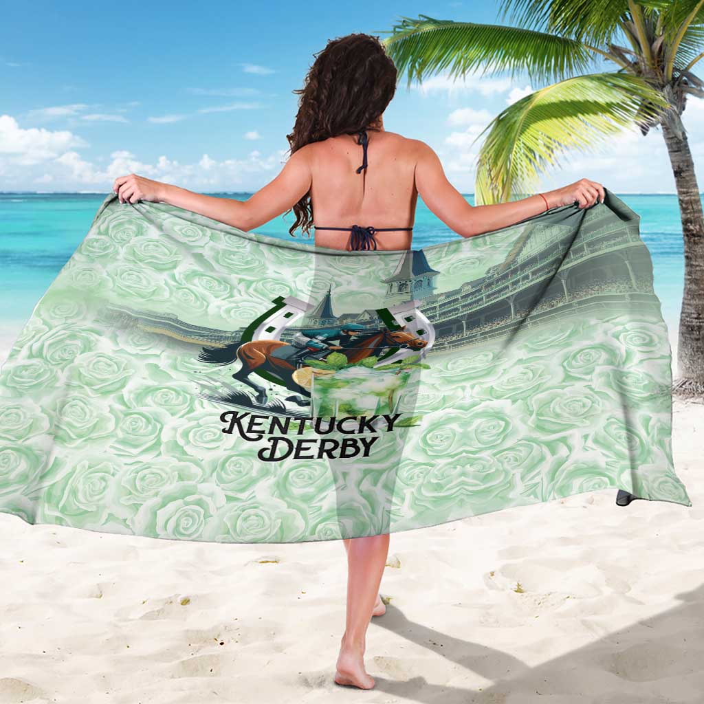 Kentucky Horse Racing Sarong Mint Julep Run For The Roses Art