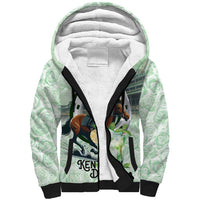 Kentucky Horse Racing Sherpa Hoodie Mint Julep Run For The Roses Art