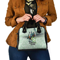 Kentucky Horse Racing Shoulder Handbag Mint Julep Run For The Roses Art