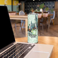 Kentucky Horse Racing Skinny Tumbler Mint Julep Run For The Roses Art