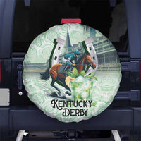 Kentucky Horse Racing Spare Tire Cover Mint Julep Run For The Roses Art
