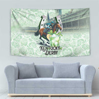 Kentucky Horse Racing Tapestry Mint Julep Run For The Roses Art
