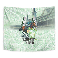 Kentucky Horse Racing Tapestry Mint Julep Run For The Roses Art