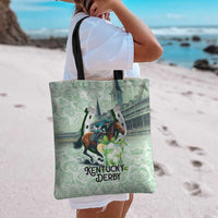 Kentucky Horse Racing Tote Bag Mint Julep Run For The Roses Art