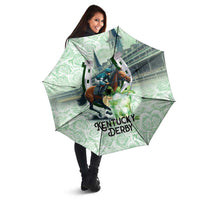 Kentucky Horse Racing Umbrella Mint Julep Run For The Roses Art