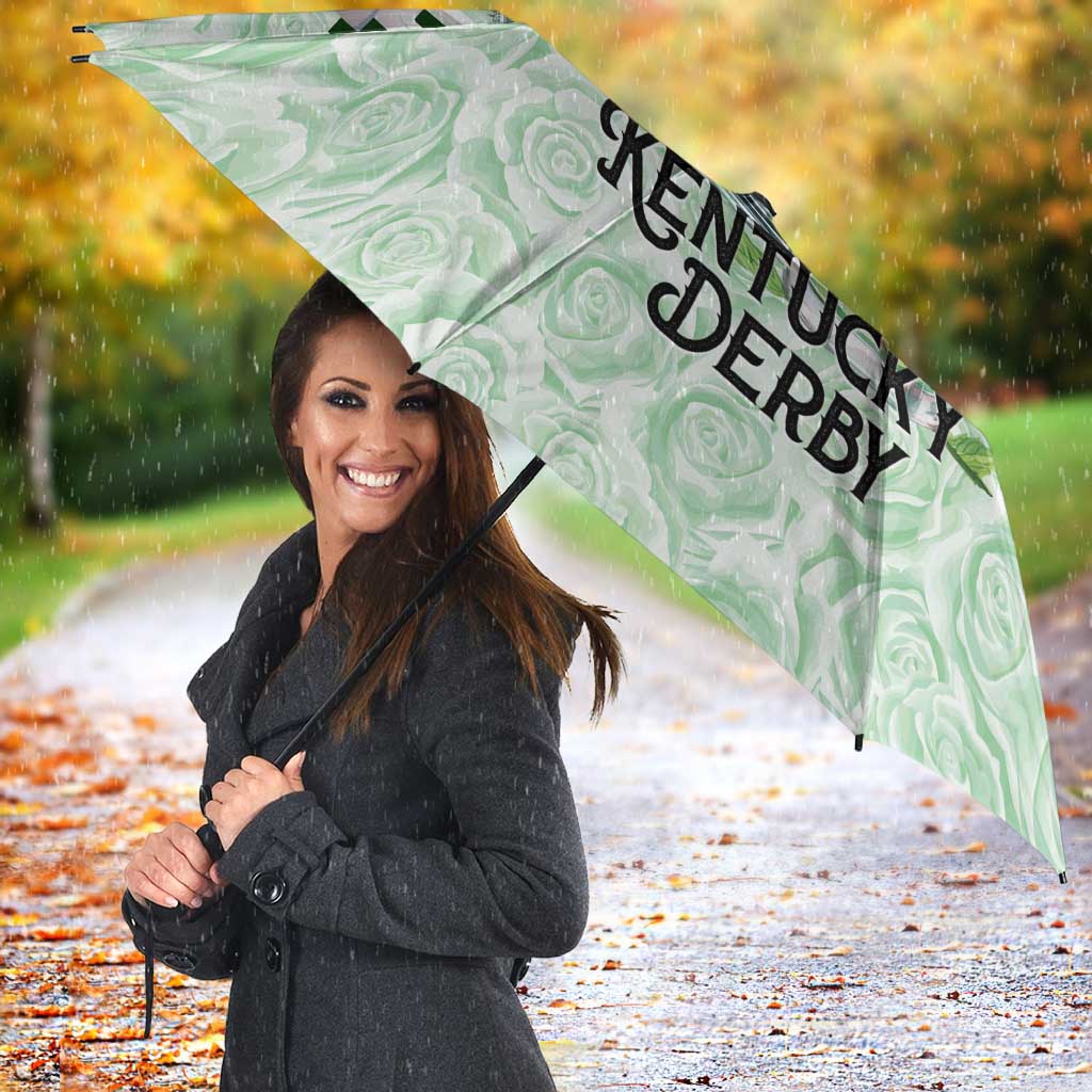 Kentucky Horse Racing Umbrella Mint Julep Run For The Roses Art