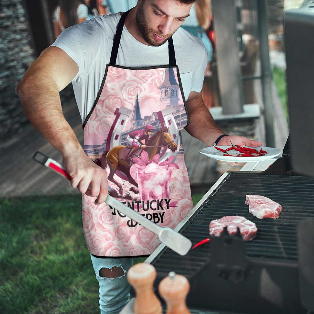 Kentucky Horse Racing Apron Rose Run For The Roses Derby Art