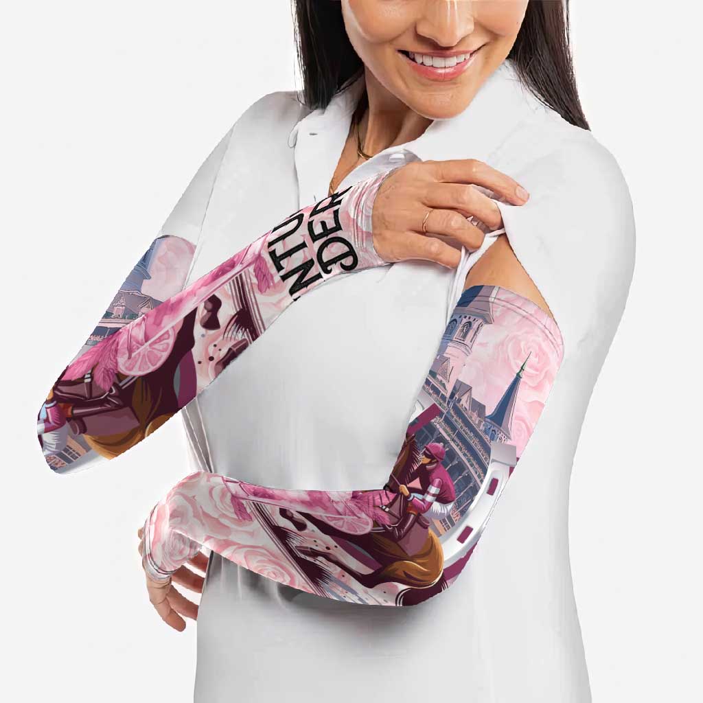 Kentucky Horse Racing Arm Sleeves Rose Run For The Roses Derby Art