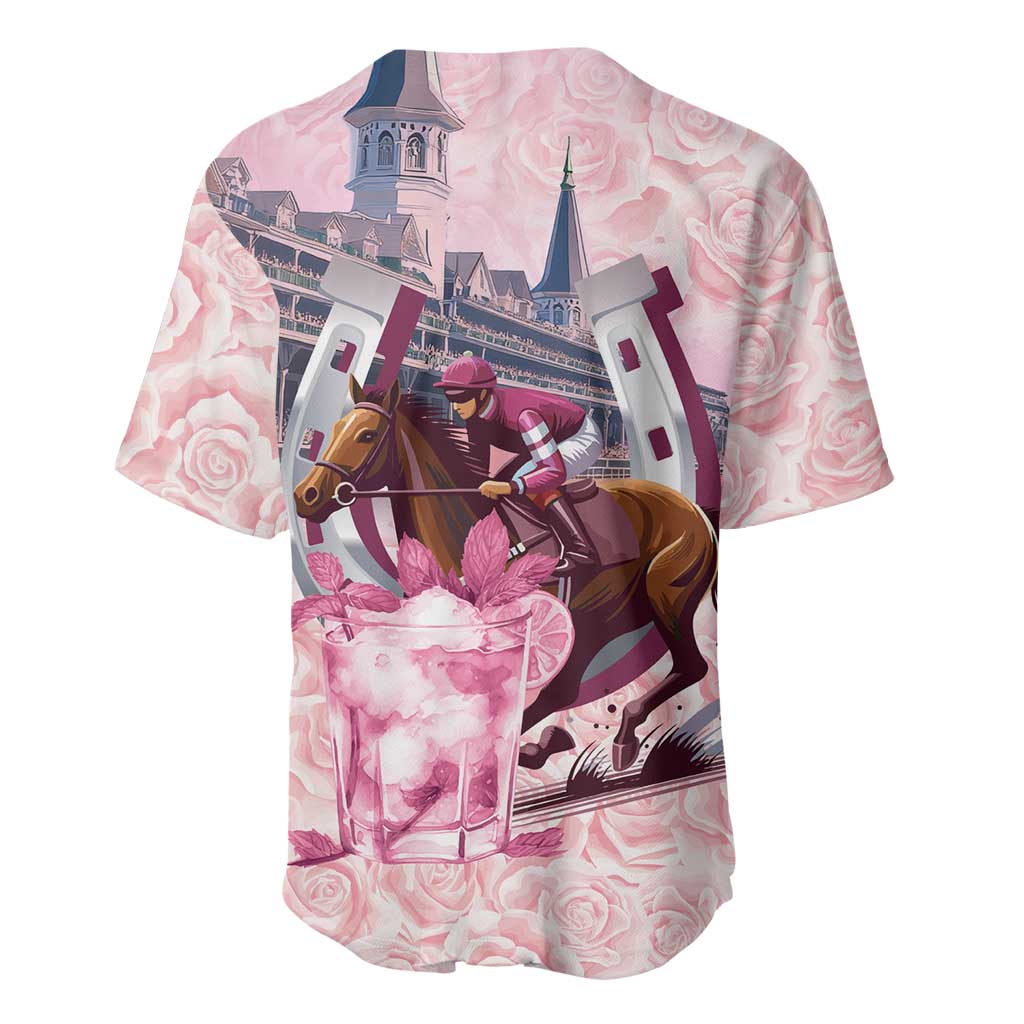 Kentucky Horse Racing Baseball Jersey Rose Run For The Roses Derby Art
