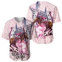 Kentucky Horse Racing Baseball Jersey Rose Run For The Roses Derby Art