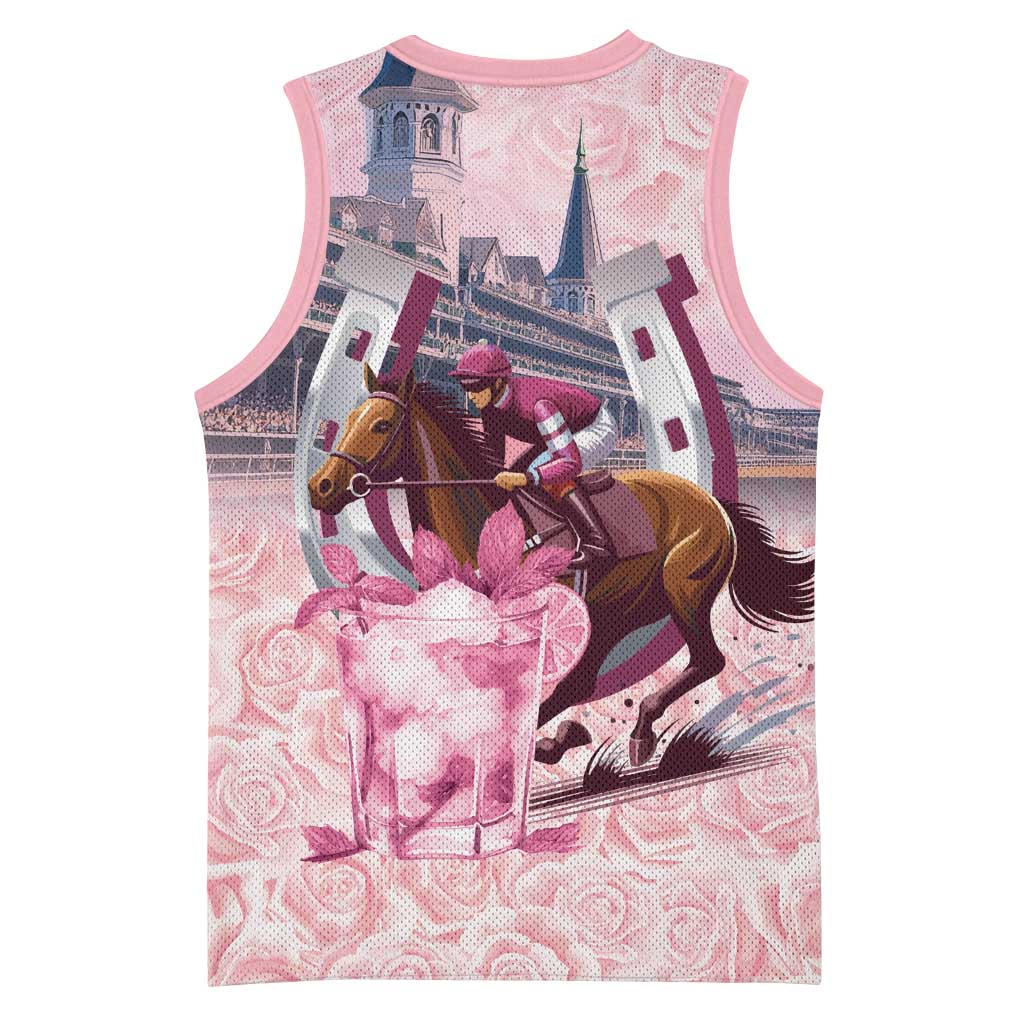 Kentucky Horse Racing Basketball Jersey Rose Run For The Roses Derby Art